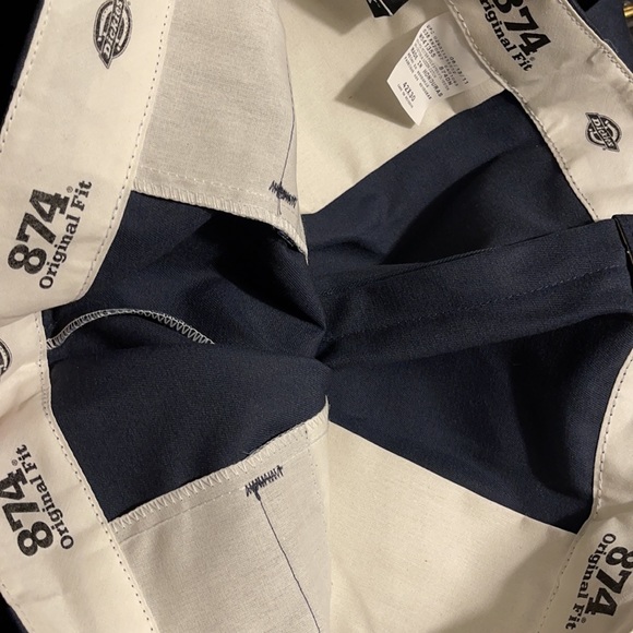 DICKIES Original 874 Work Pants Dk Navy NWT 42x30 🌟 NEW! - Picture 12 of 17